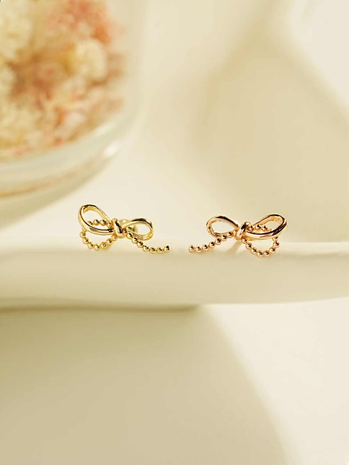 미니멀피어싱(MINIMALPIERCING) 14K 테일 리본 피어싱 귀걸이