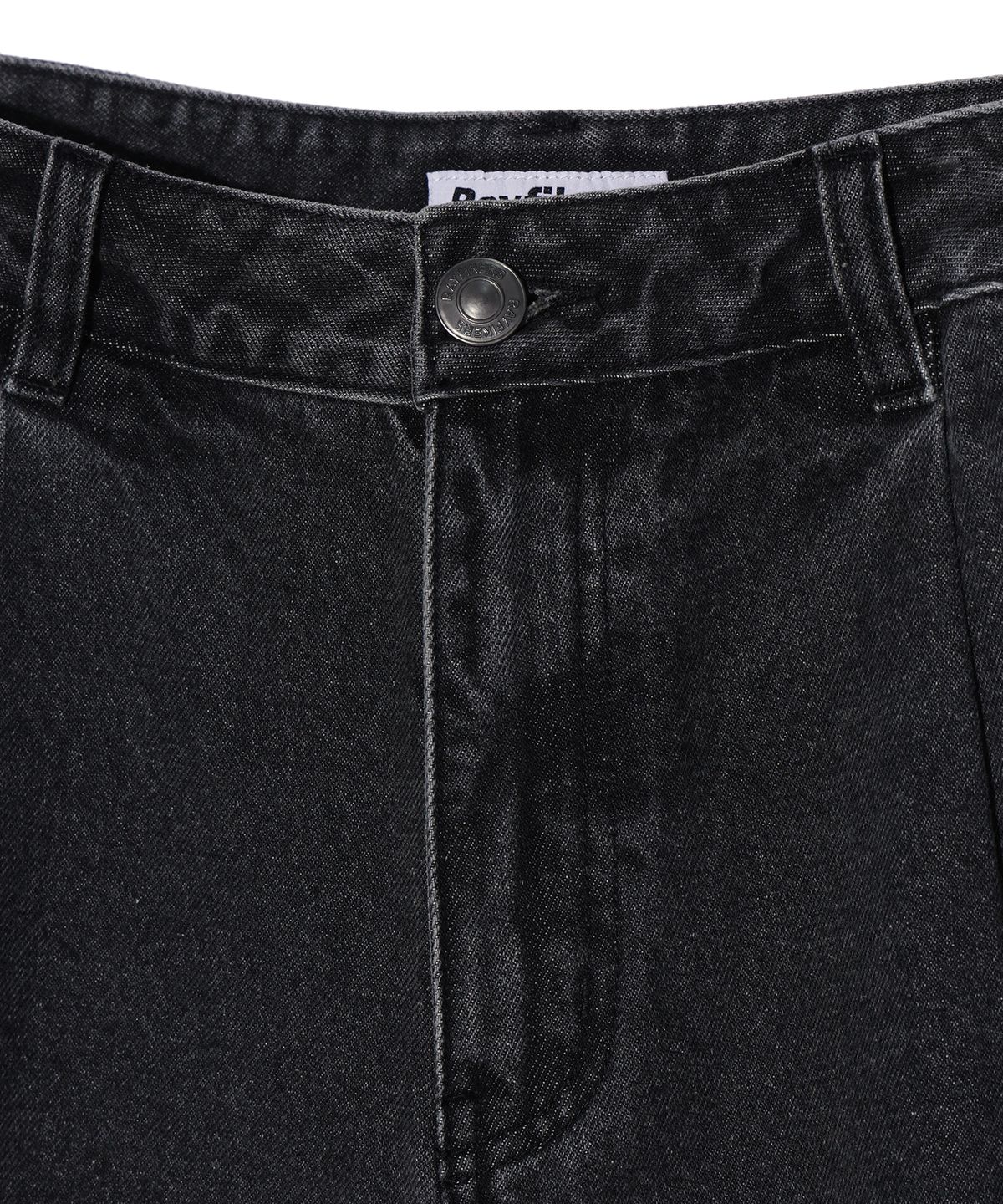 레이피커스(RAYFIKERS) 카고 버뮤다 데님 쇼츠 BLACK (MP2DU348-076)