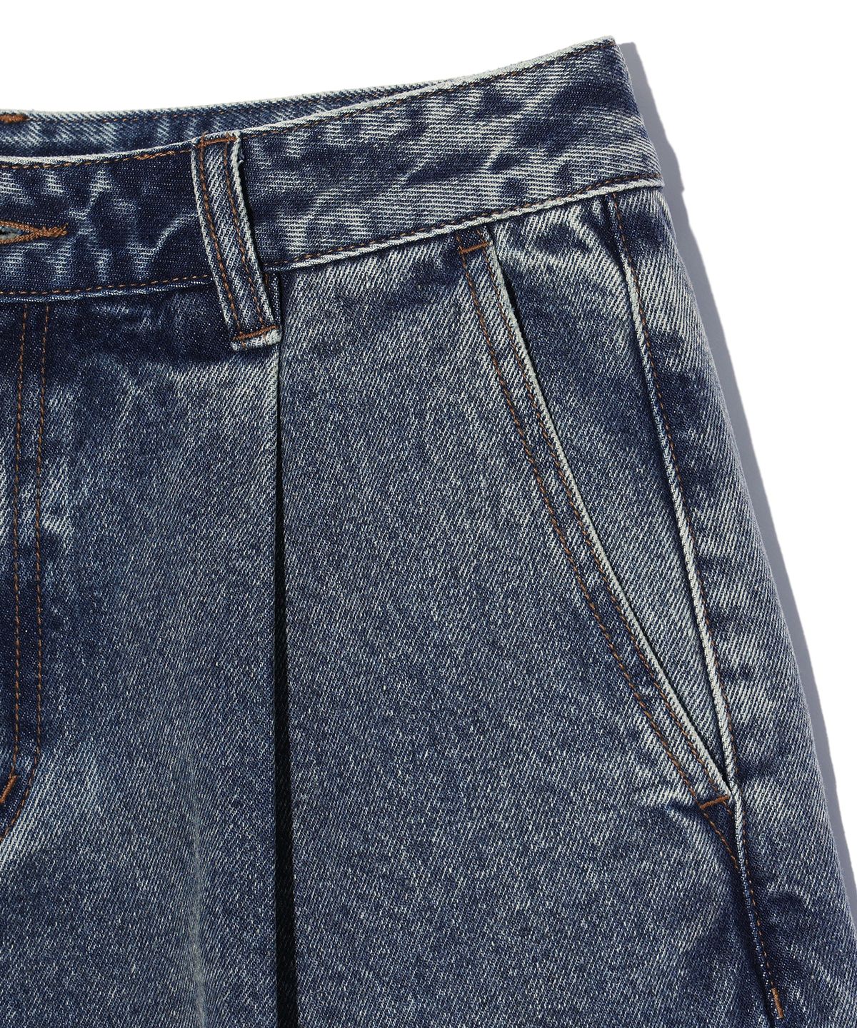 레이피커스(RAYFIKERS) 카고 버뮤다 데님 쇼츠 INDIGO (MP2DU348-063)