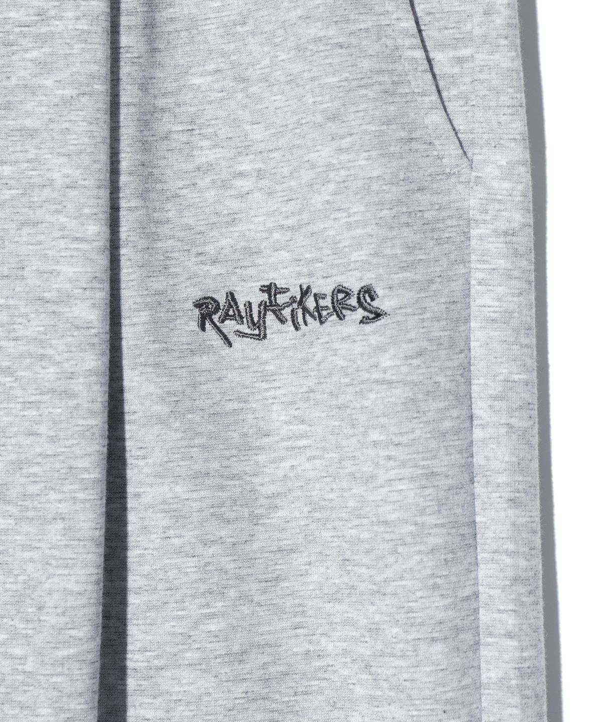 레이피커스(RAYFIKERS) 원턱 와이드 로고 스웨트 팬츠 MELANGE GREY (MP8PU794-097)