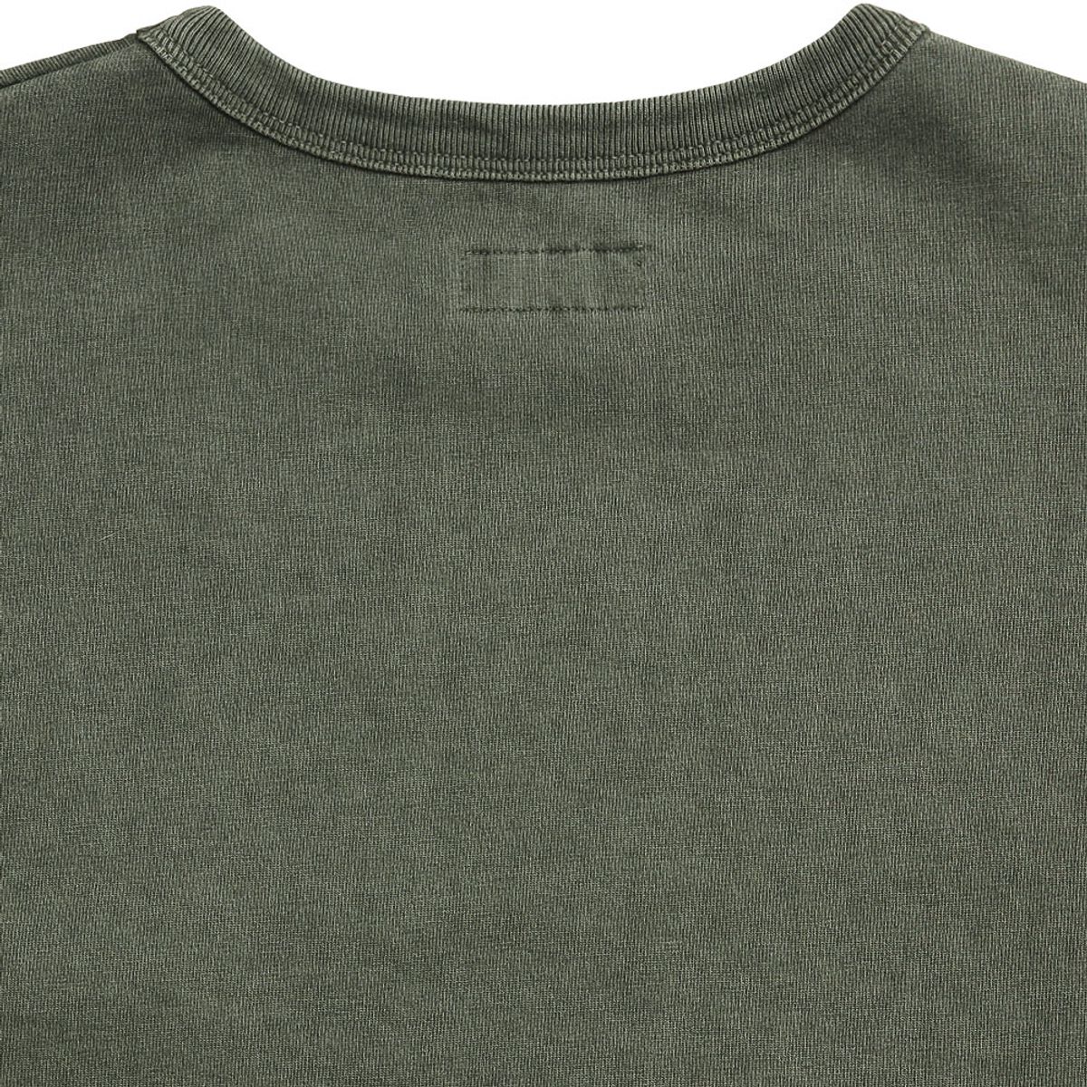 솔티(SORTIE) Pigment Long Sleeve Poket T-Shirts (Deep Khaki)