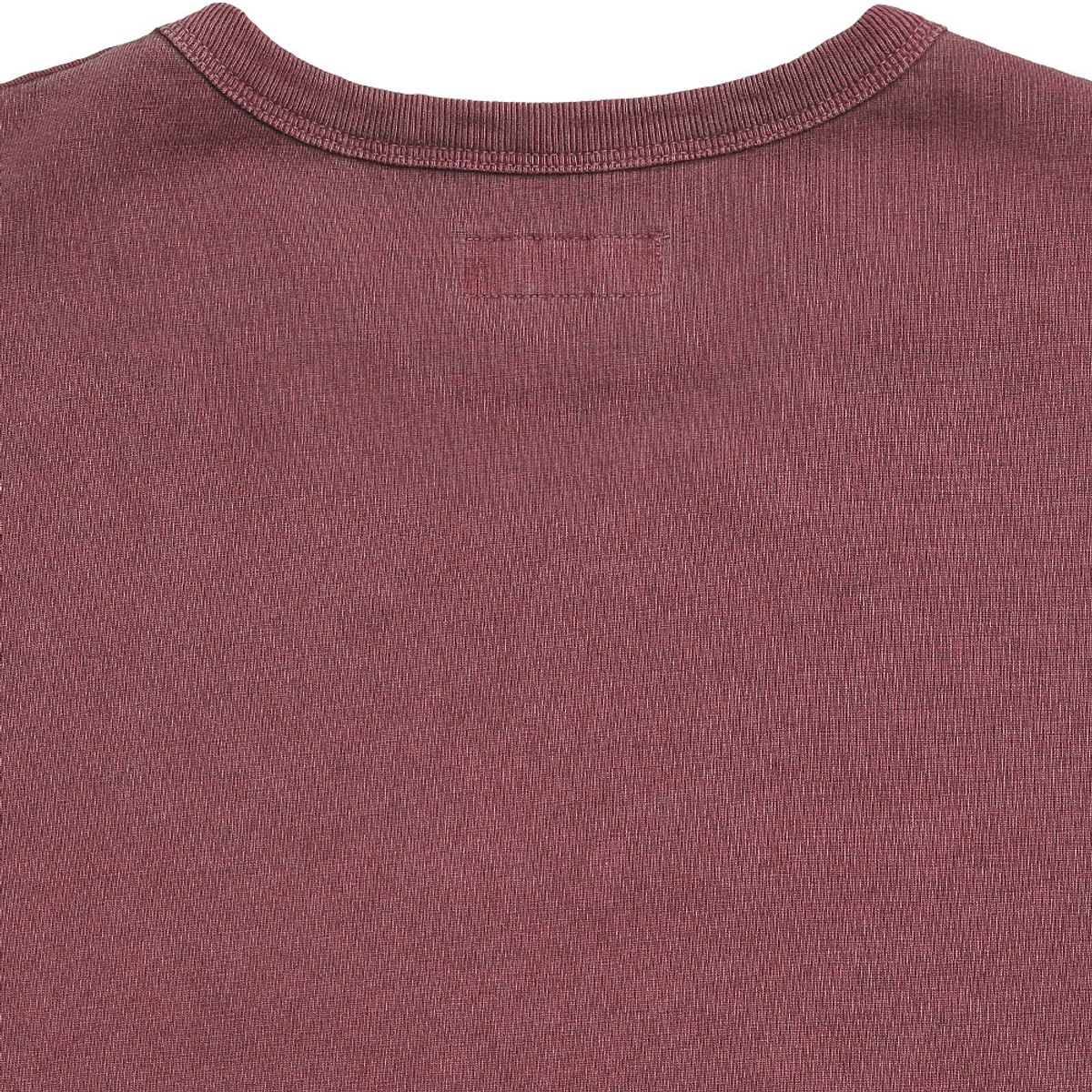 솔티(SORTIE) Pigment Long Sleeve Poket T-Shirts (Deep Red)