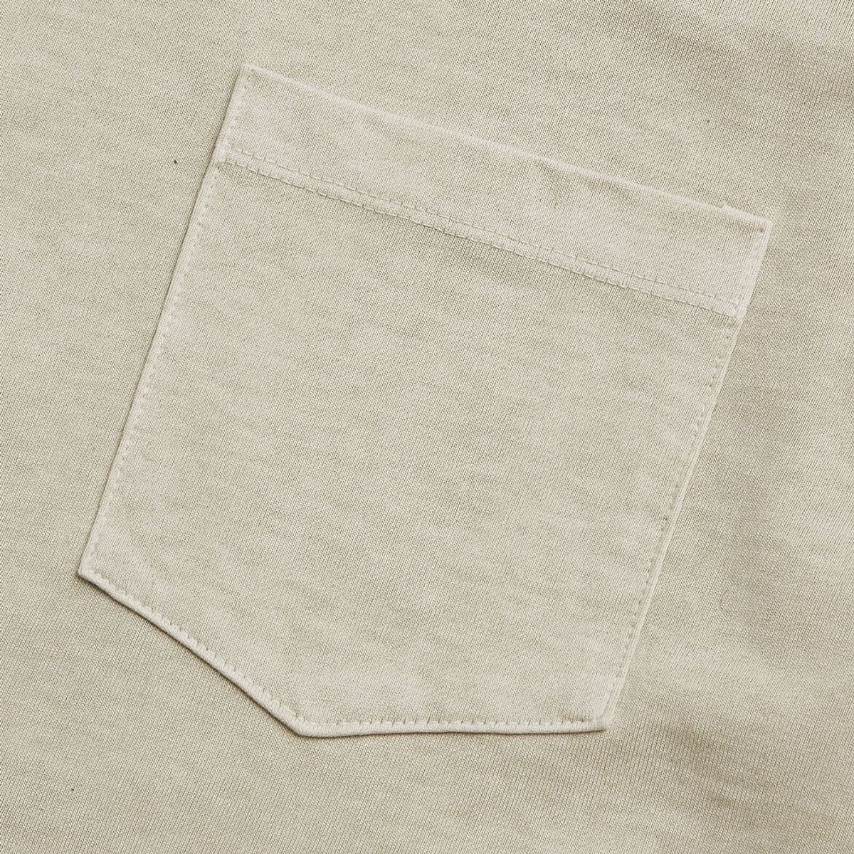 솔티(SORTIE) Pigment Long Sleeve Poket T-Shirts (Oatmeal)