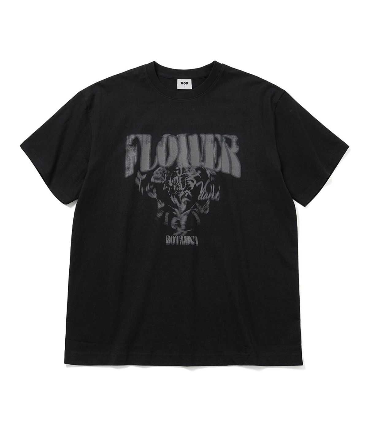 엑스오엑스(XOX) 스머징 플라워 크루넥 반팔 티셔츠(3color)