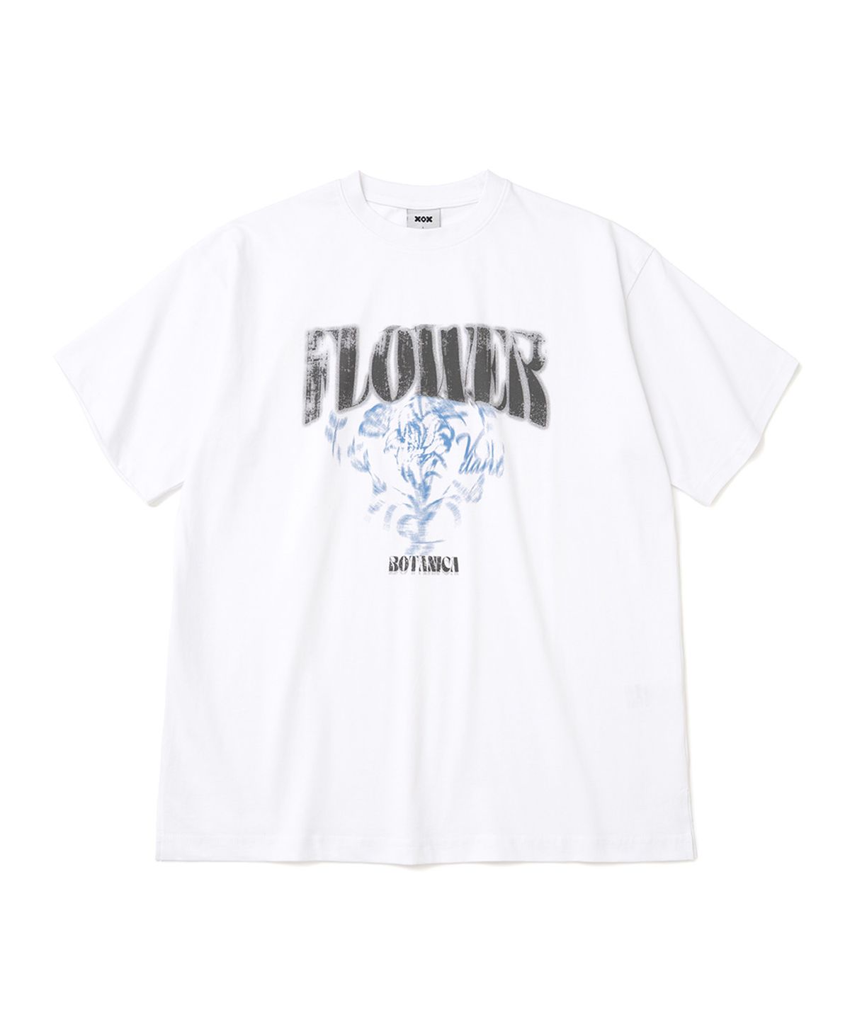 엑스오엑스(XOX) 스머징 플라워 크루넥 반팔 티셔츠(3color)