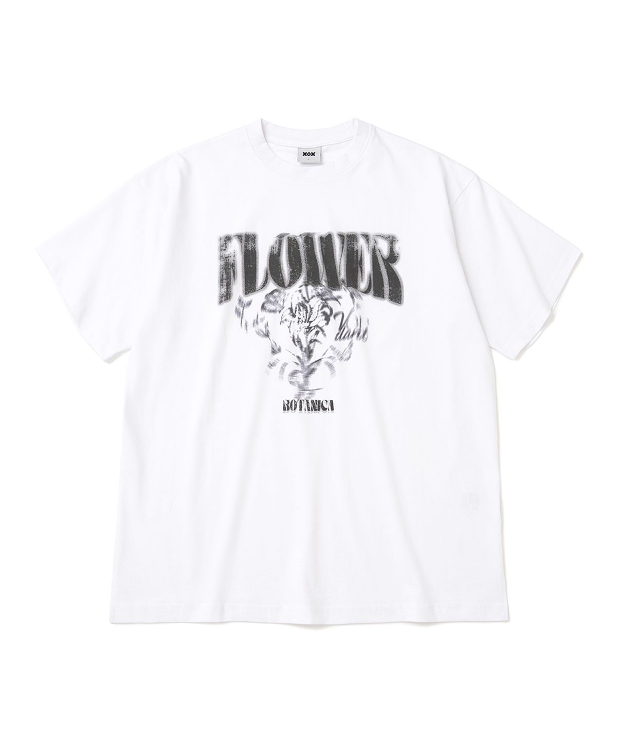 엑스오엑스(XOX) 스머징 플라워 크루넥 반팔 티셔츠(3color)