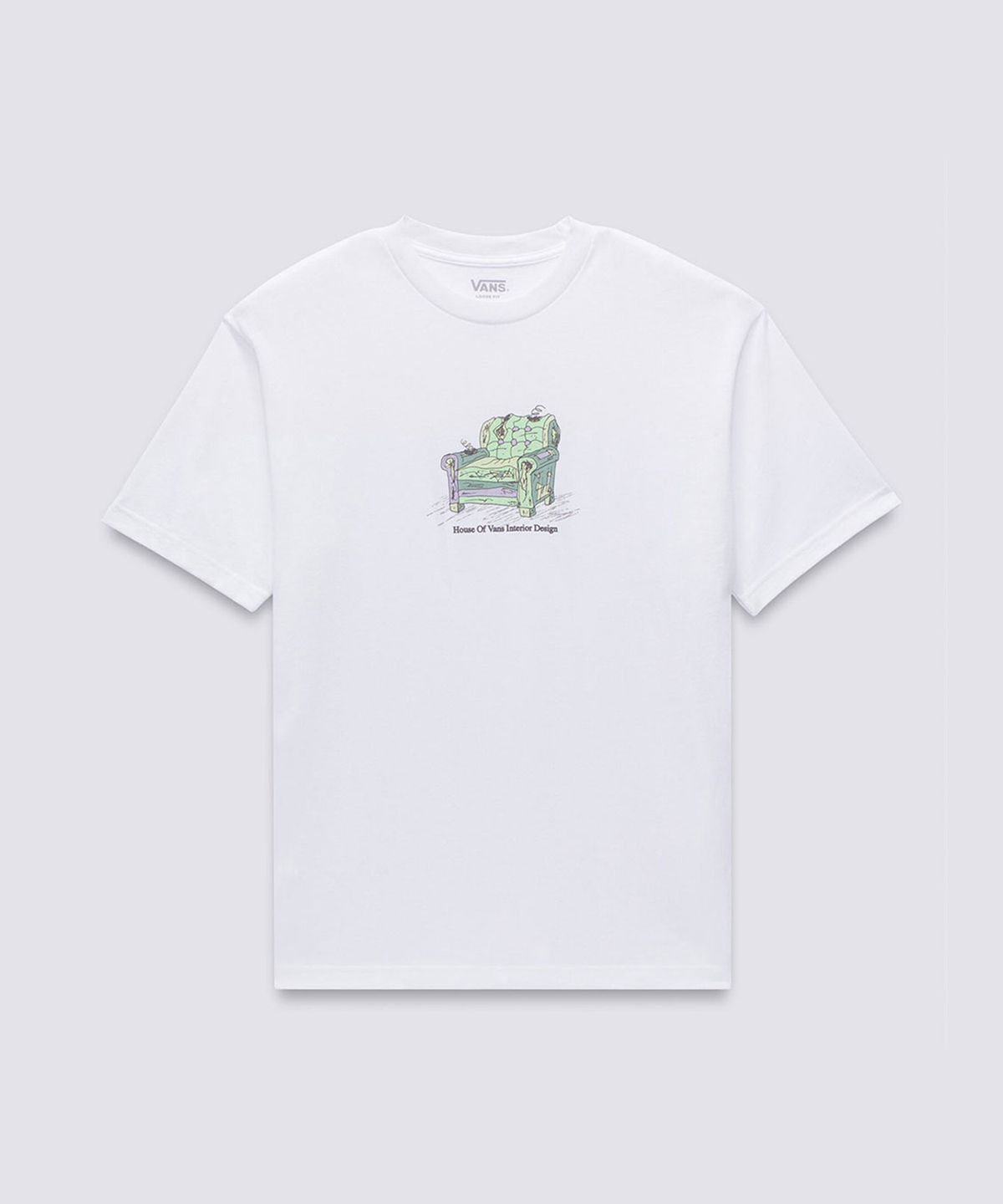 반스(VANS) 인테리어 디자이너 반소매셔츠 - 화이트 / VN000M64WHT1