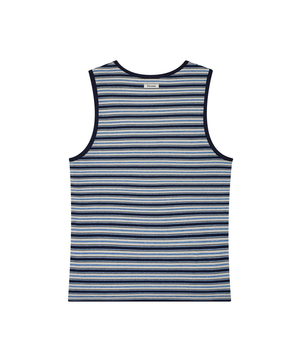 피알씨에스에스(PRCSS) [2 Size] Multi Stripe Sleeveless - Blue