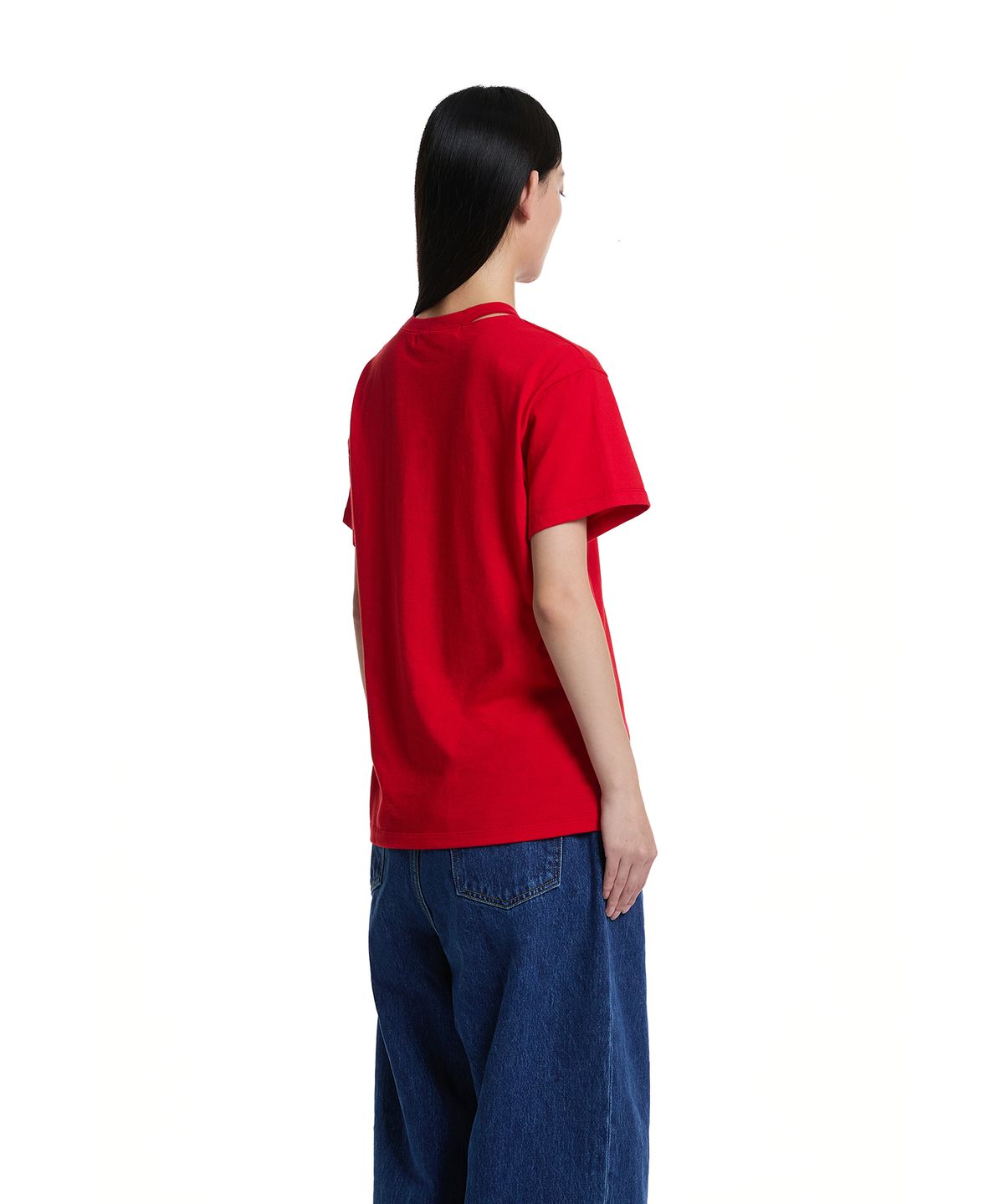 트렁크프로젝트(TRUNK PROJECT) Ver 4. Ripped Hole T-Shirt_Red