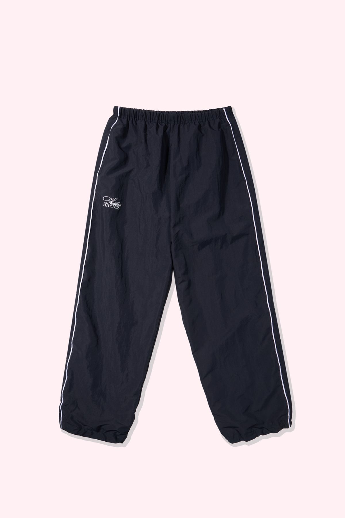 어텐즈(ATTENDS) 80s Retro Fit Nylon Pants (Dark Navy)