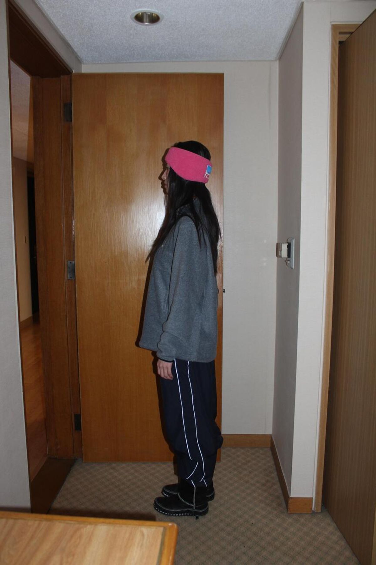 어텐즈(ATTENDS) 80s Retro Fit Nylon Pants (Dark Navy)