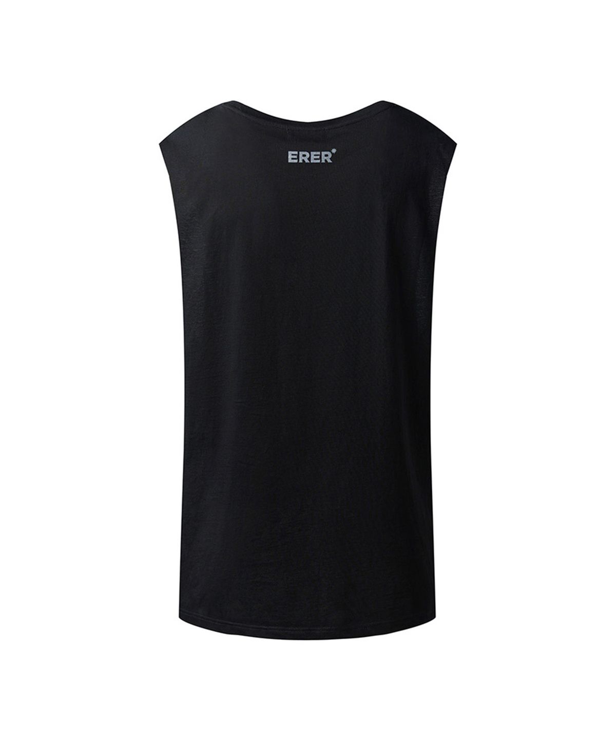에르에르(ERER) Men Cutting tank top Black