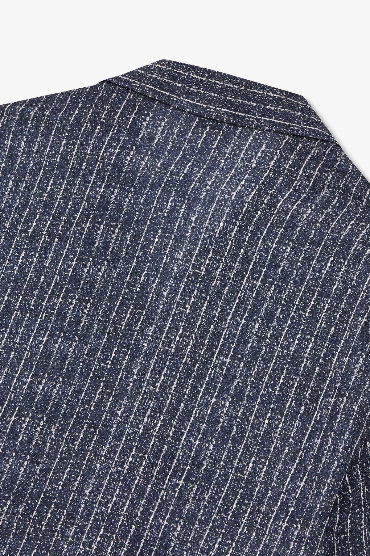 엠포리오 아르마니 언더웨어(EMPORIO ARMANI UNDERWEAR) 남성 스트라이프 레이온 비치 셔츠 _다크 블루 0815115008