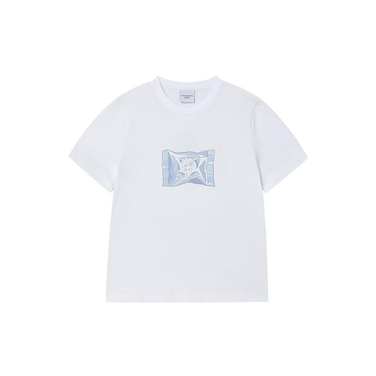 아크메드라비(ACME DE LA VIE) VERY BUNNY CANDY WOMAN SHORT SLEEVE T-SHIRT (2COLOR)