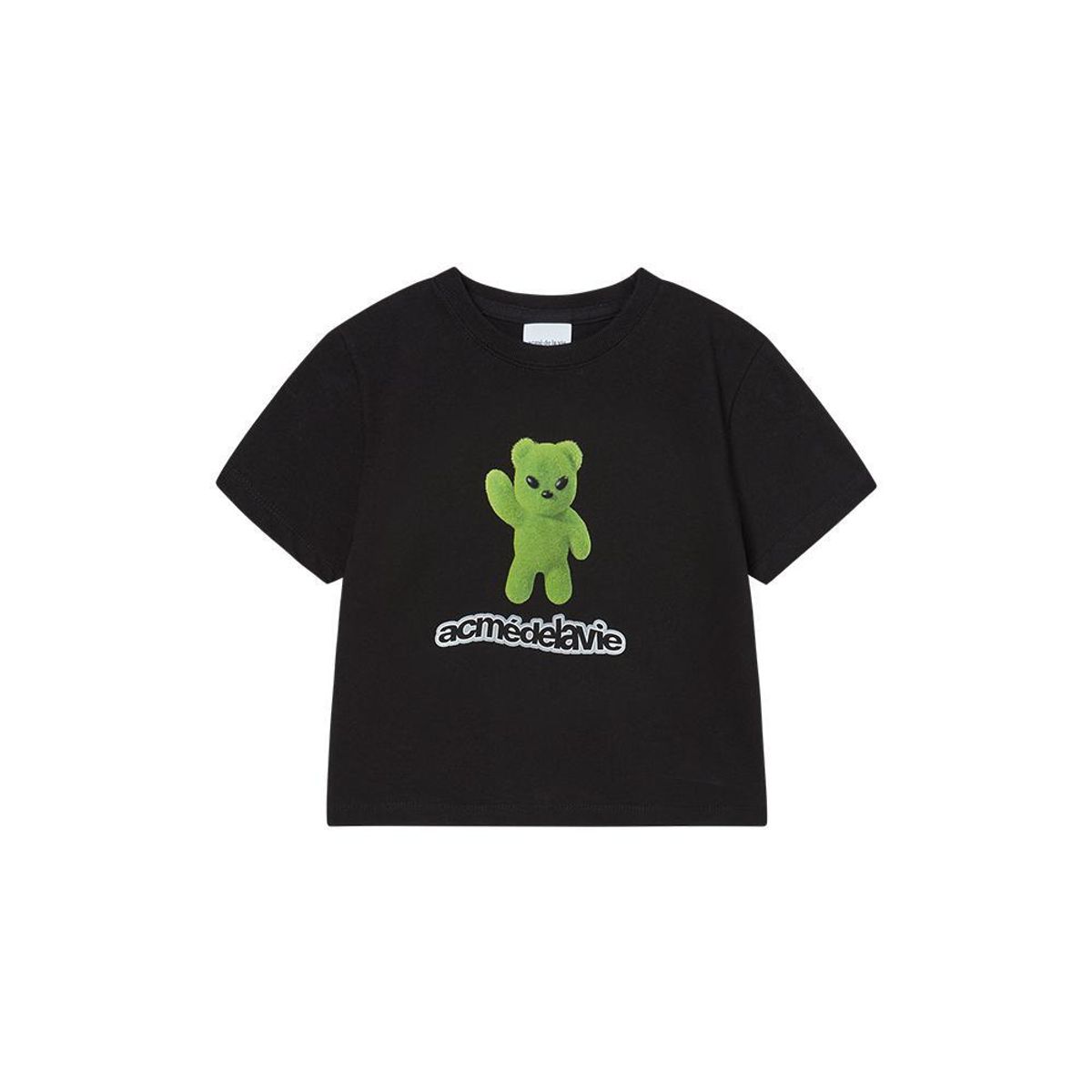 아크메드라비(ACME DE LA VIE) ALIEN BEAR CROP SHORT SLEEVE T-SHIRT (4COLOR)