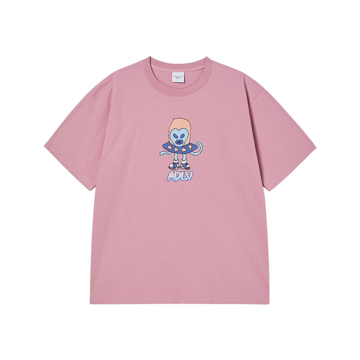 아크메드라비(ACME DE LA VIE) HEART ALIEN SHORT SLEEVE T-SHIRT (4COLOR)