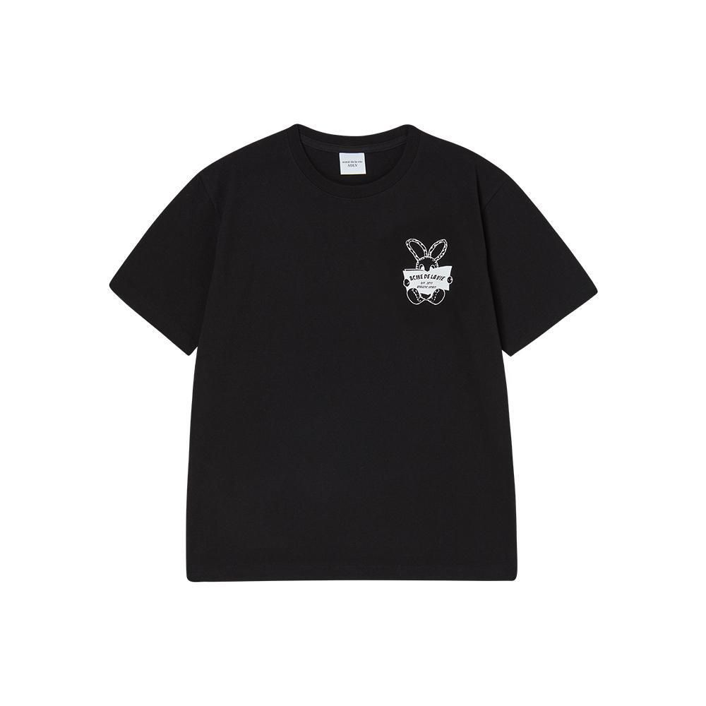 ADLV ♥ NEWSPAPER RABBIT SHORT SLEEVE T-SHIRT /追跡付 MUSINSA公式 | acmé de la vie NEWSPAPER RABBIT SHORT SLEEVE T