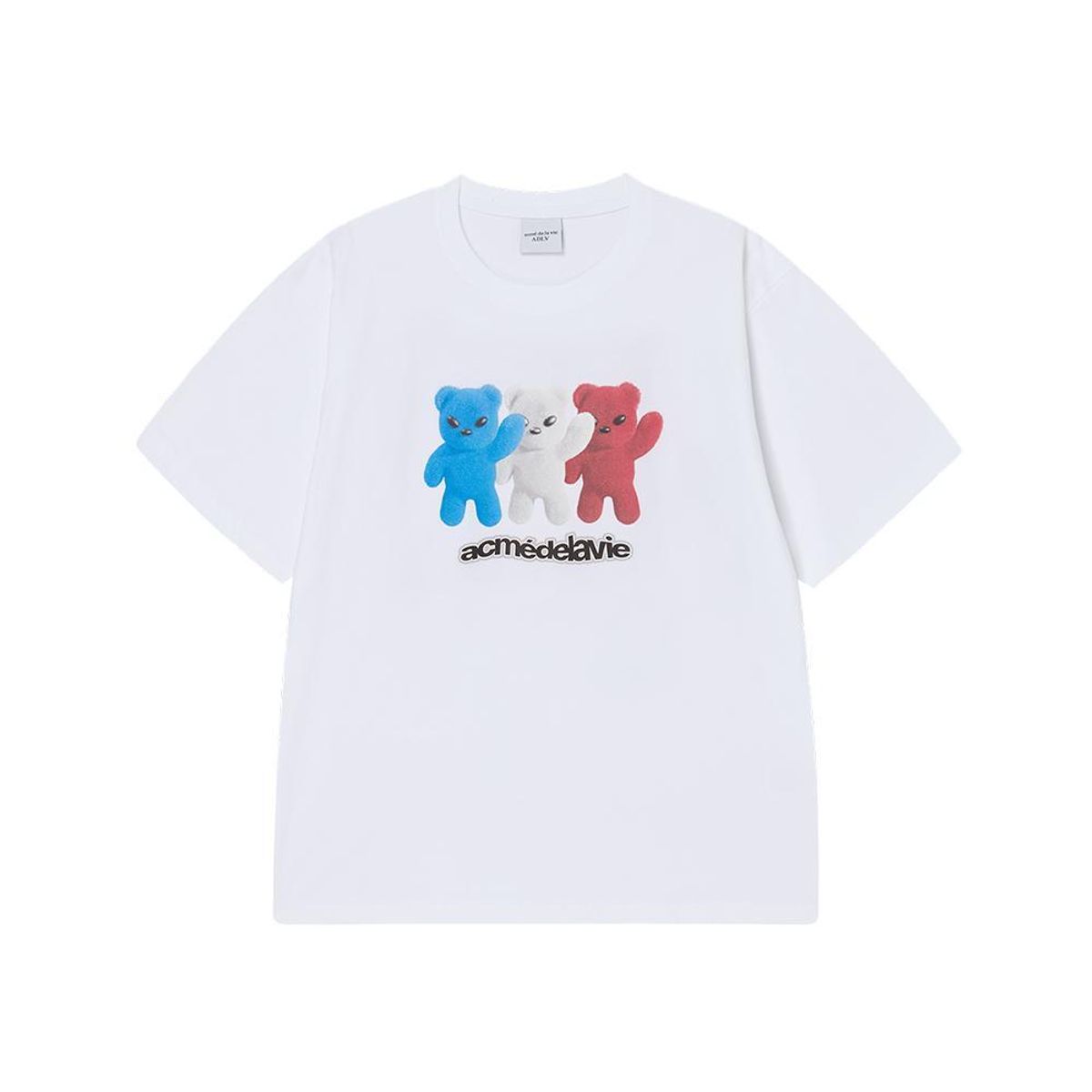 아크메드라비(ACME DE LA VIE) FRENCH ALIEN BEAR SHORT SLEEVE T-SHIRT (3COLOR)