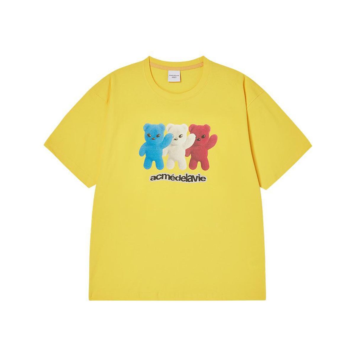 아크메드라비(ACME DE LA VIE) FRENCH ALIEN BEAR SHORT SLEEVE T-SHIRT (3COLOR)