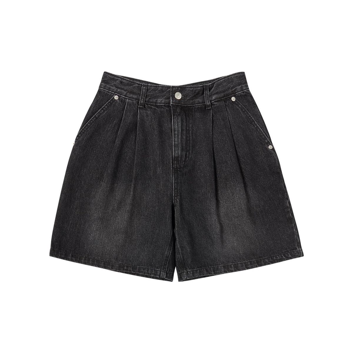 아크메드라비(ACME DE LA VIE) WIDE BASIC DENIM SHORT PANTS (2COLOR)