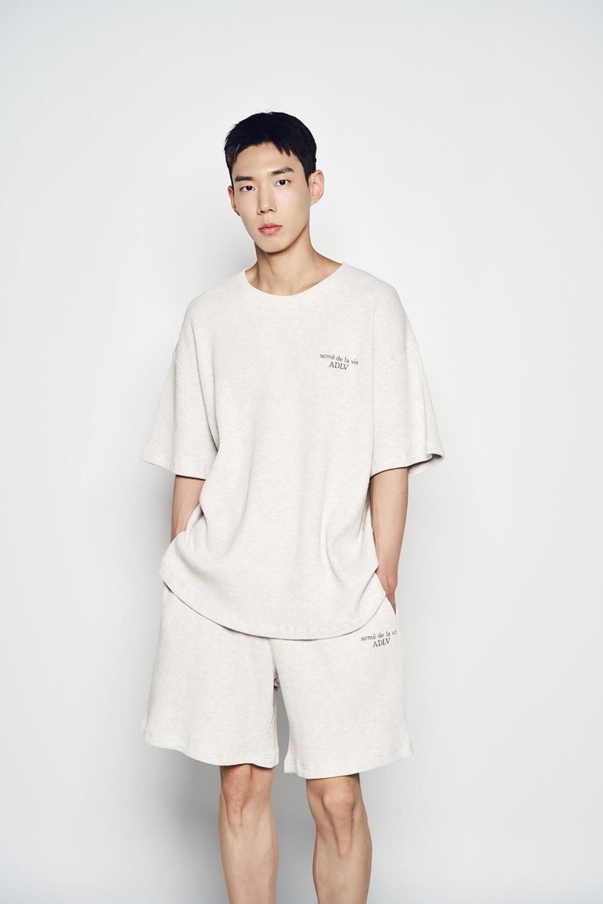 아크메드라비(ACME DE LA VIE) EMBO LOGO WAFFLE SHORT PANTS (3COLOR)
