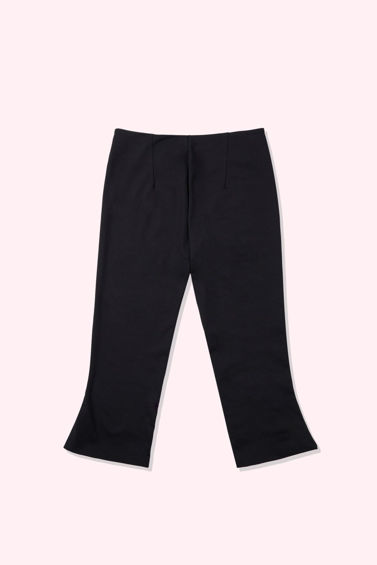 어텐즈(ATTENDS) Romantic black cropped pants