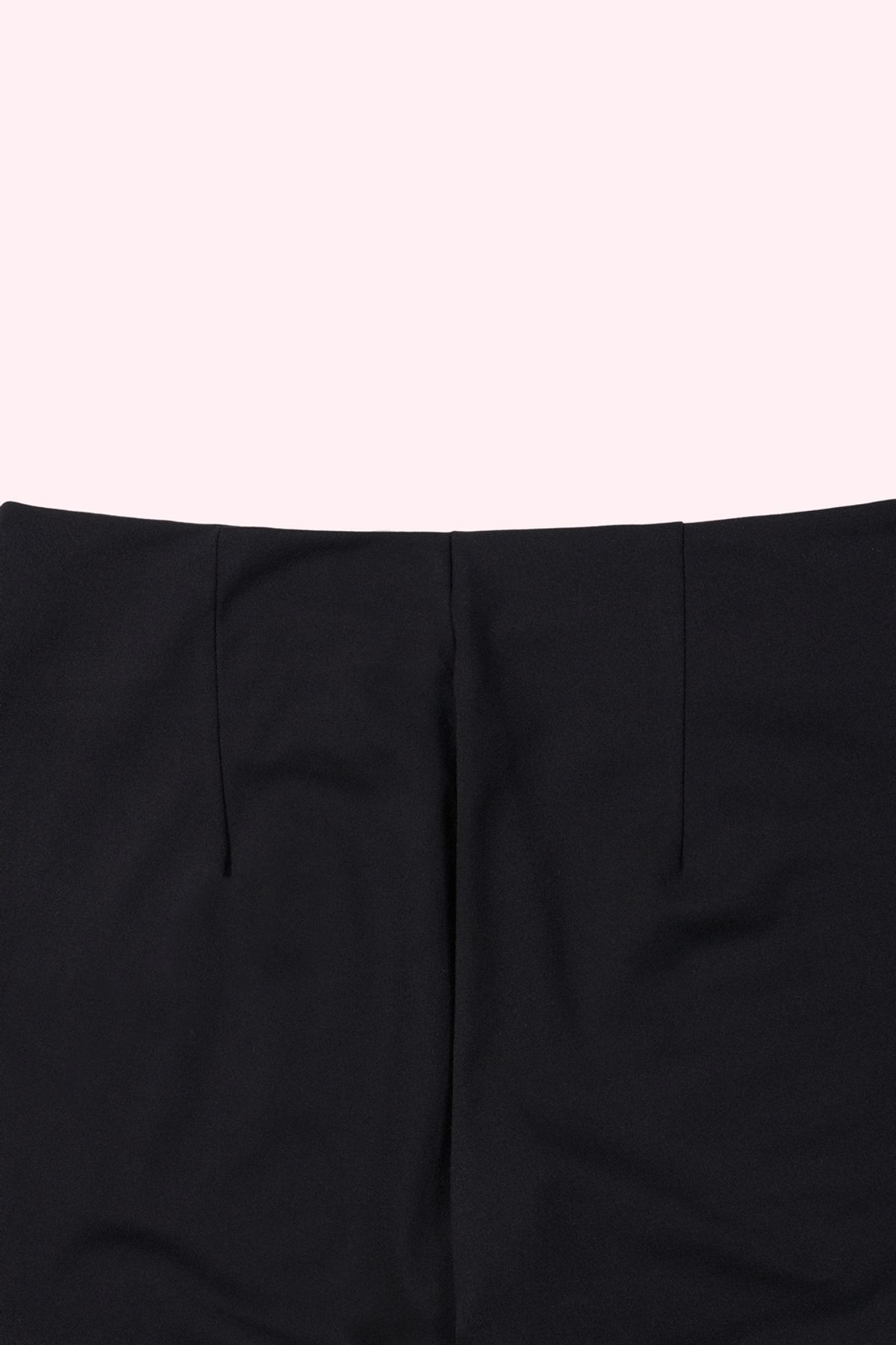 어텐즈(ATTENDS) Romantic black cropped pants