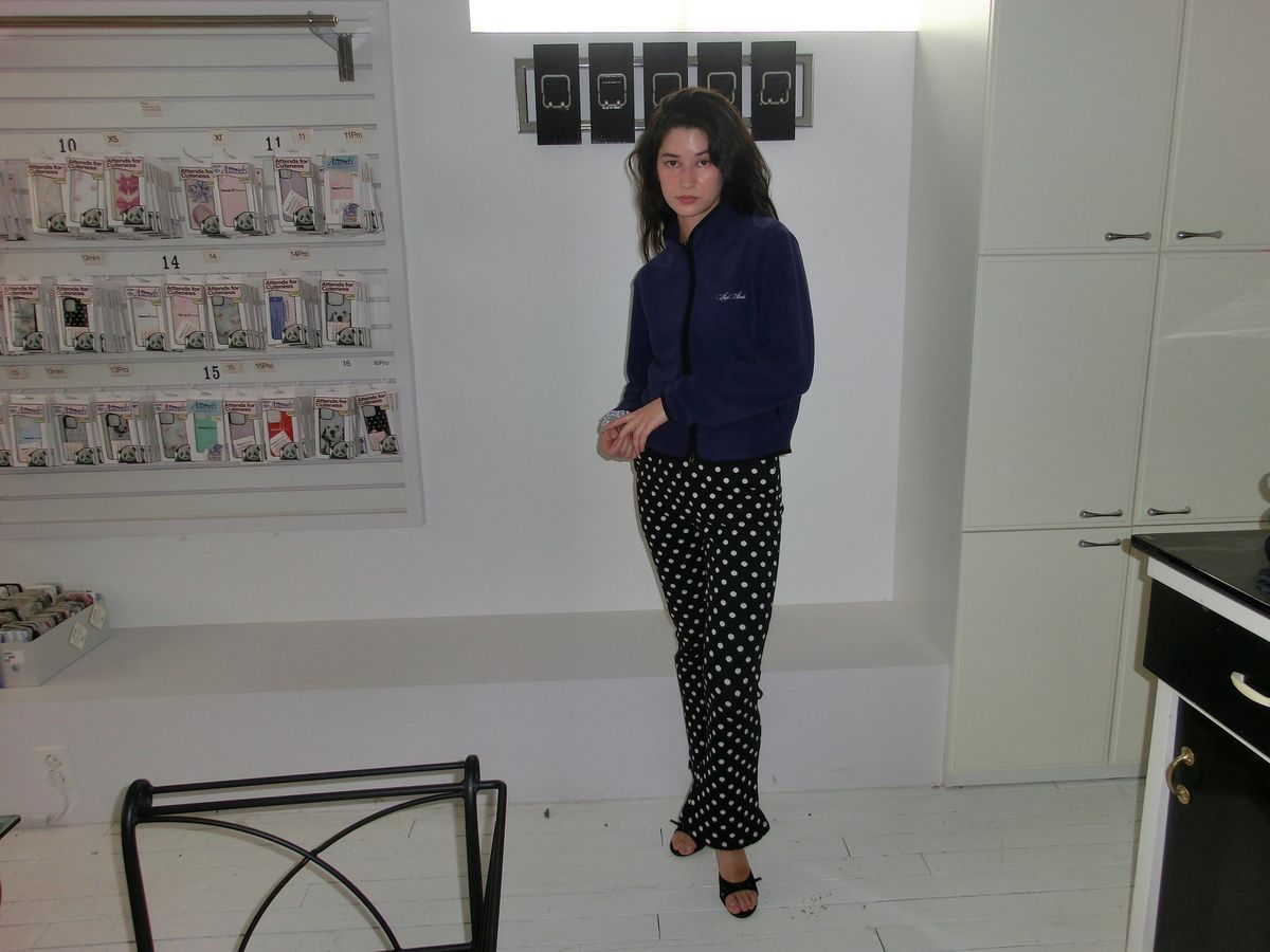 어텐즈(ATTENDS) Every day cozy fleece jacket (Indigo)