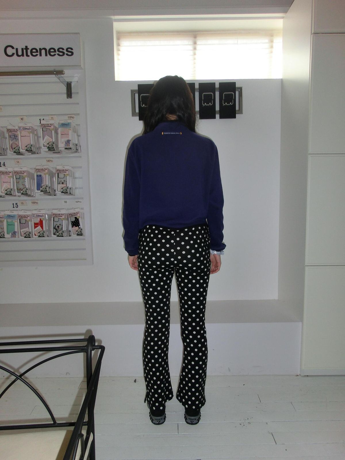 어텐즈(ATTENDS) Every day cozy fleece jacket (Indigo)