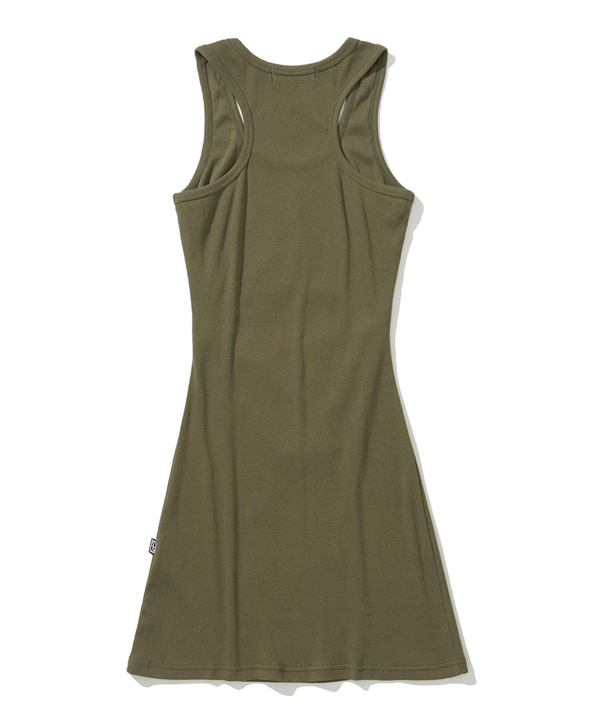 낫포너드(NOT4NERD) W Ashen Dawn Thorn Logo Mini Dress - Khaki