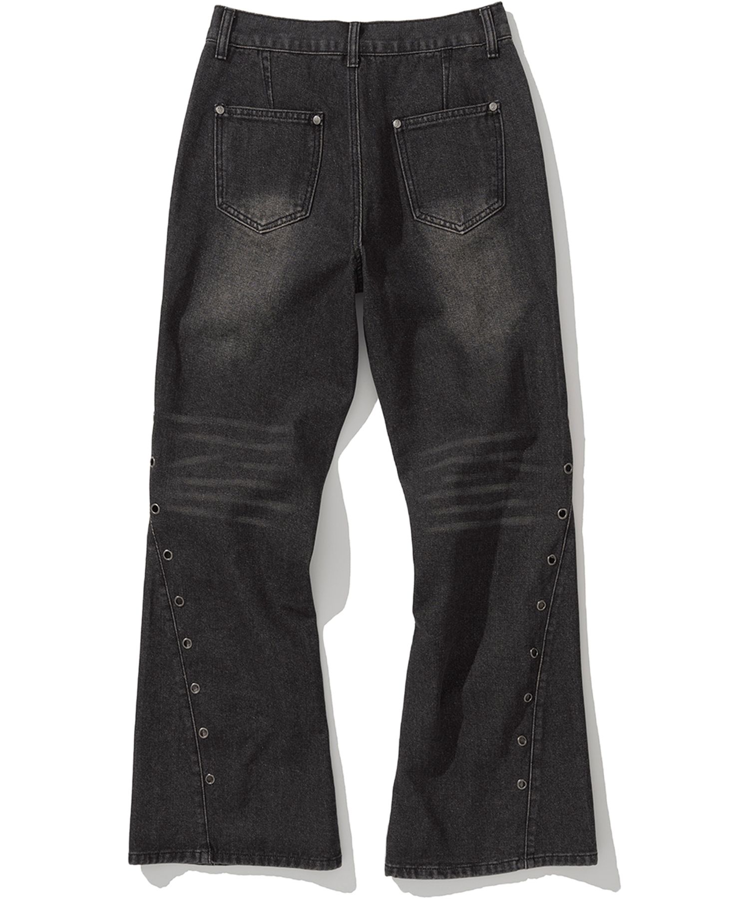 NOT4NERD ■ W Eyelet Vintage Denim Pants MUSINSA | NOT4NERD W Eyelet Vintage Denim Pants - Black