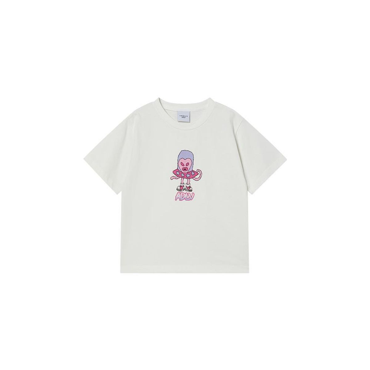 아크메드라비 키즈(acmedelaviekids) KIDS HEART ALIEN SHORT SLEEVE T-SHIRT (4COLOR)