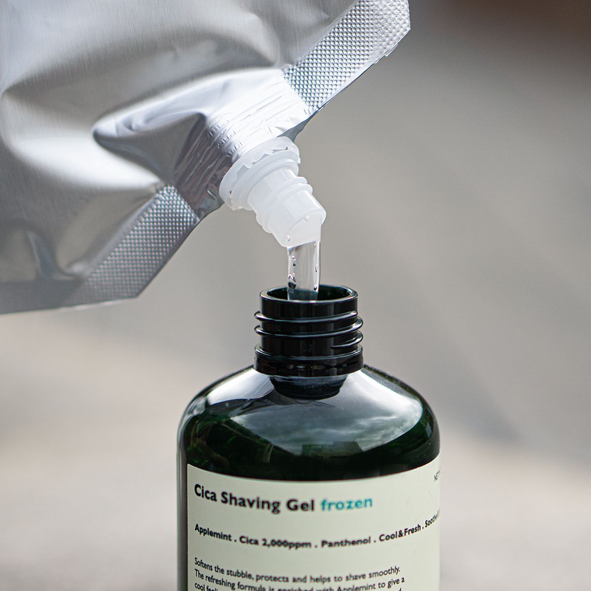 레이지소사이어티(LAZY SOCIETY) 시카 쉐이빙젤 프로즌 리필 기획세트 (250ml 본품+500ml 리필2개입)
