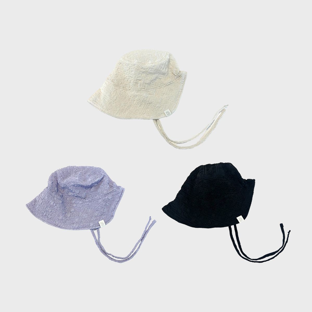 메르헨(MERCHEN) Glory strap bonnet hat_3color