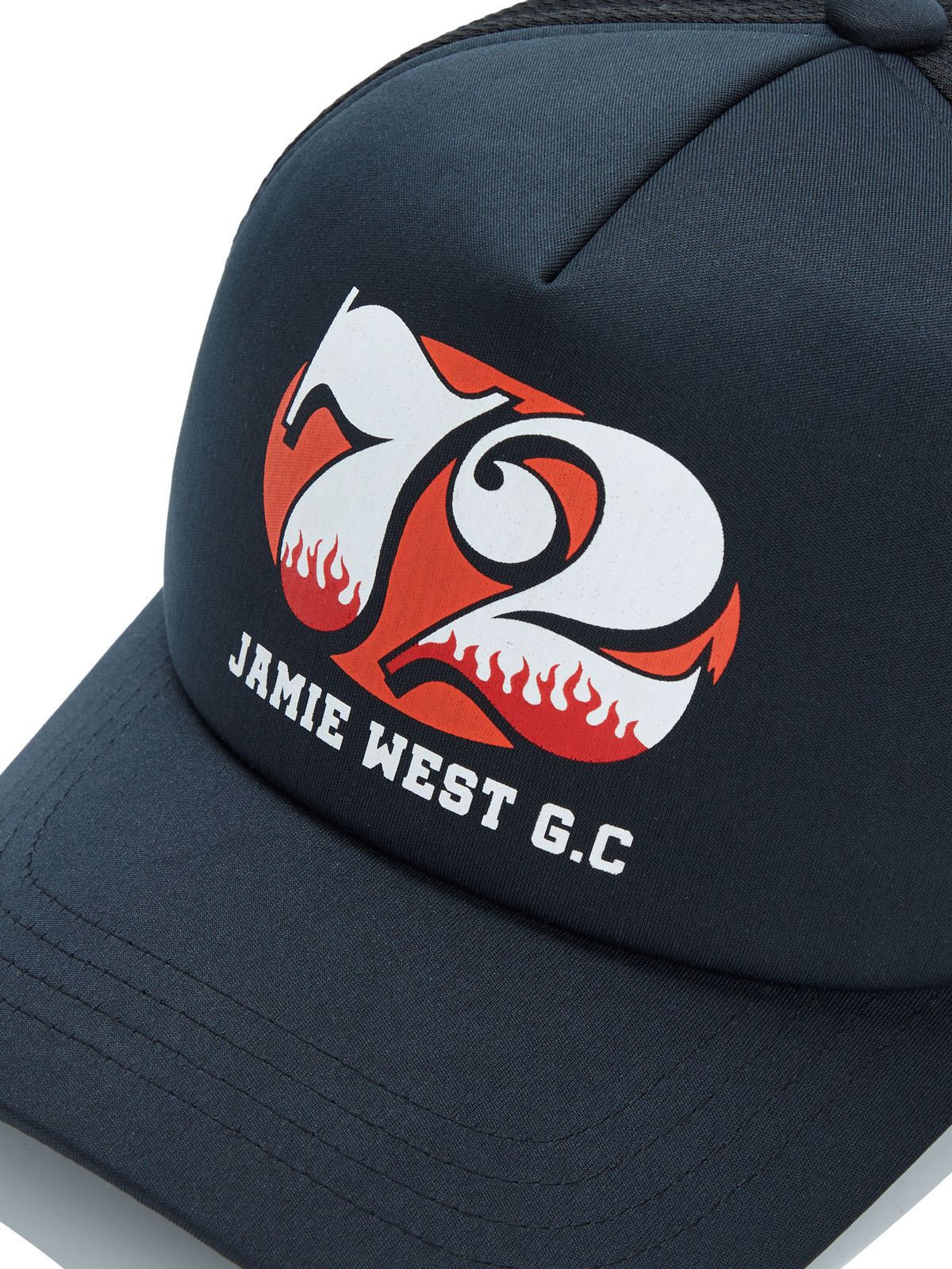 제이미웨스트(JAMIE WEST) NO.72 레트로 매쉬캡 (블랙)