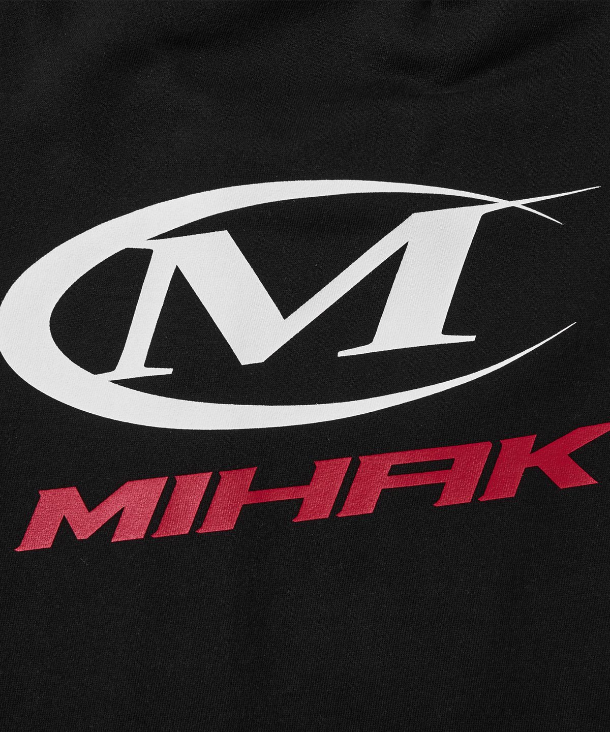 미학(MIHAK) 사이드 빅 로고 와이드 팬츠 (BLACK)