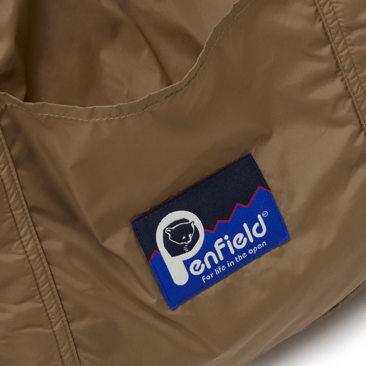 펜필드(PENFIELD) 패커블 나일론 줍깅백 모카_FS7AB12U