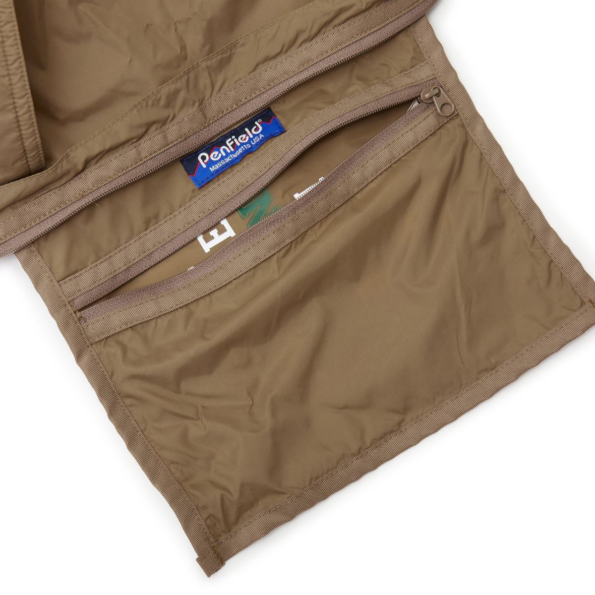 펜필드(PENFIELD) 패커블 나일론 줍깅백 모카_FS7AB12U