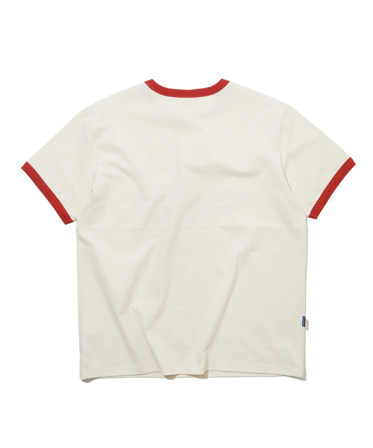 펜필드(PENFIELD) 보스톤 레터링 빈티지 그래픽 링거 반팔티 아이보리_FS2KT71U