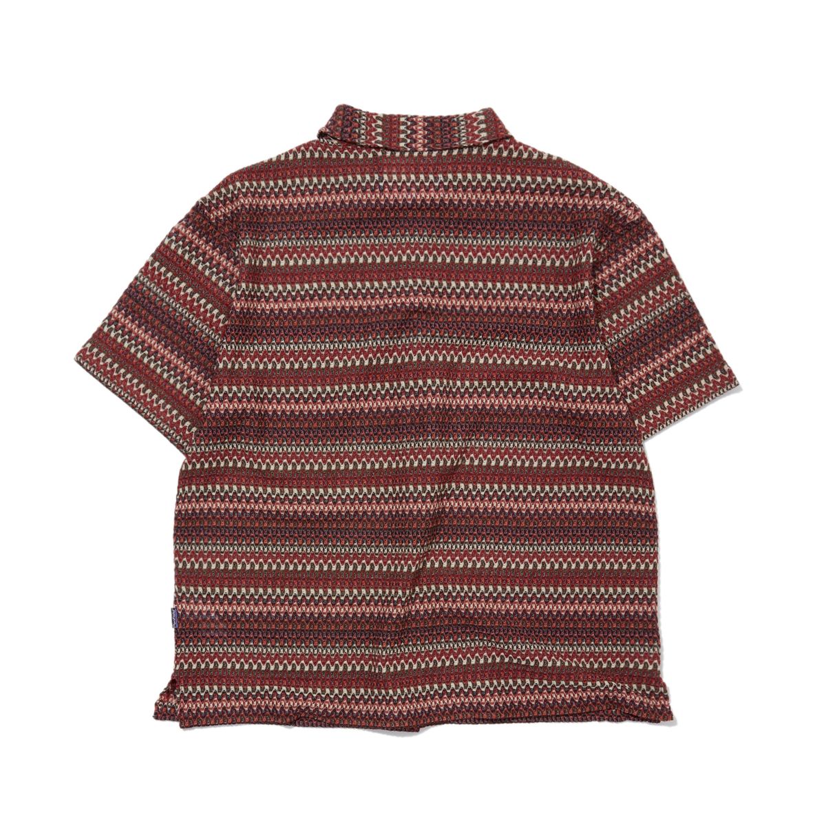 펜필드(PENFIELD) 볼로냐 썸머 크로쉐 하프셔츠 레드_FR2WR37U