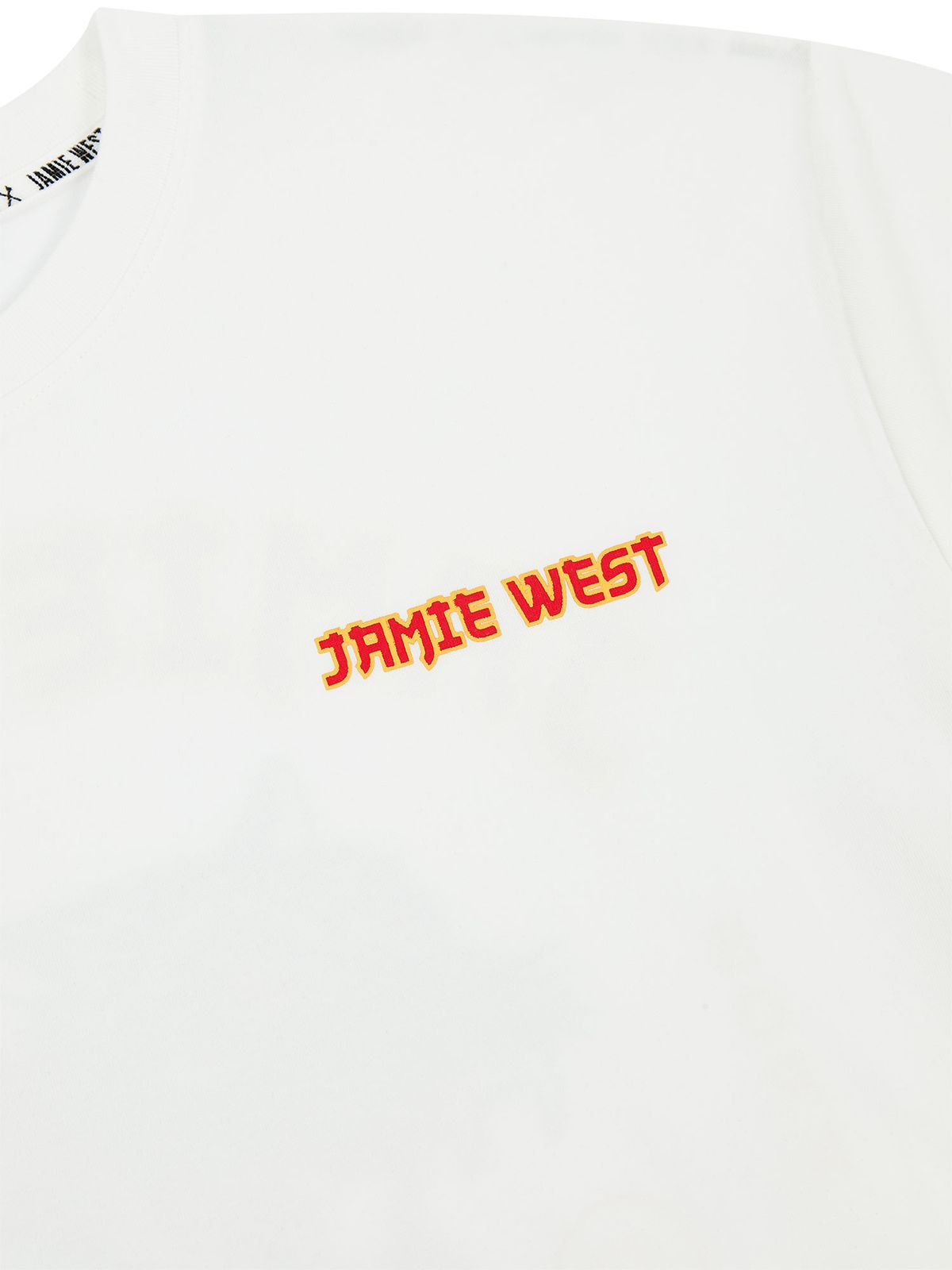 제이미웨스트(JAMIE WEST) 블랙독 소로나 티셔츠 (화이트)