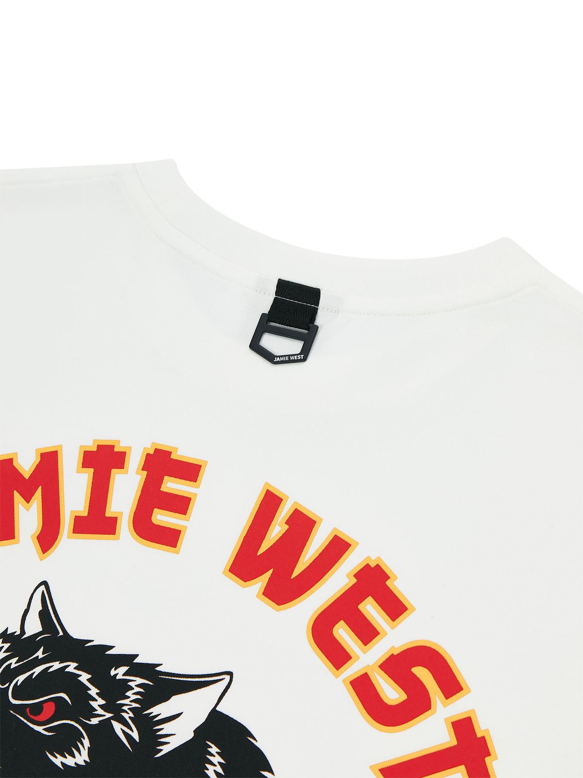 제이미웨스트(JAMIE WEST) 블랙독 소로나 티셔츠 (화이트)