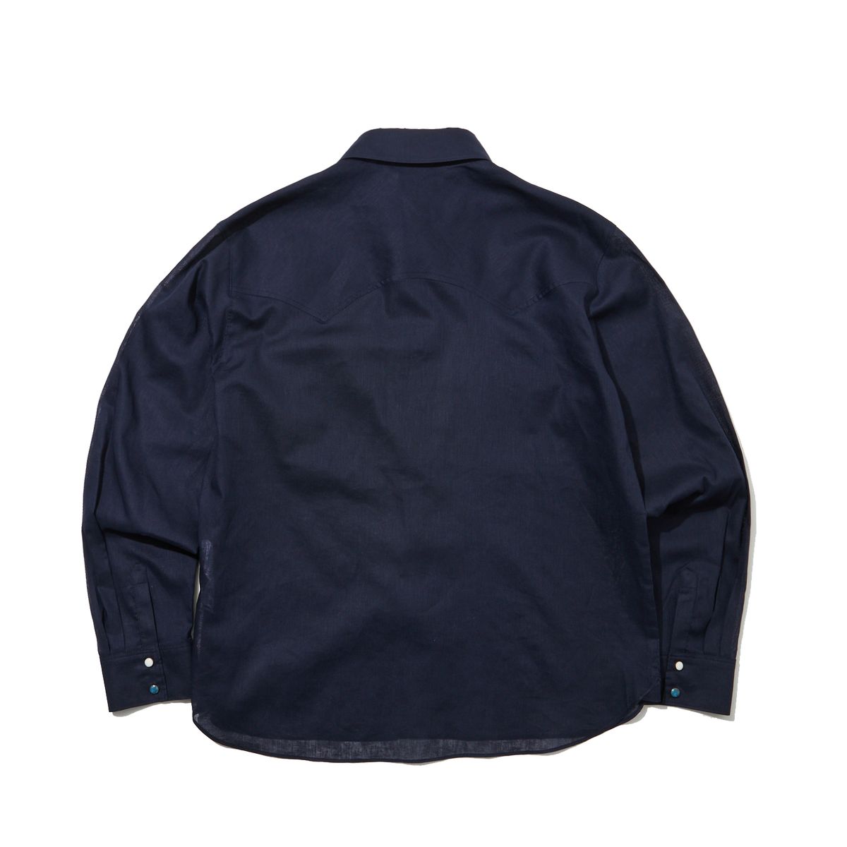 펜필드(PENFIELD) [TRAILWEAR] 린넨 쏘우투스 웨스턴 셔츠 다크네이비_FR2WR82U