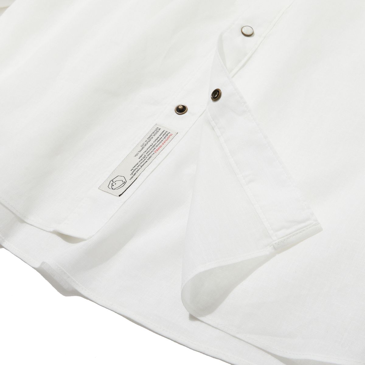 펜필드(PENFIELD) [TRAILWEAR] 린넨 쏘우투스 웨스턴 셔츠 화이트_FR2WR81U