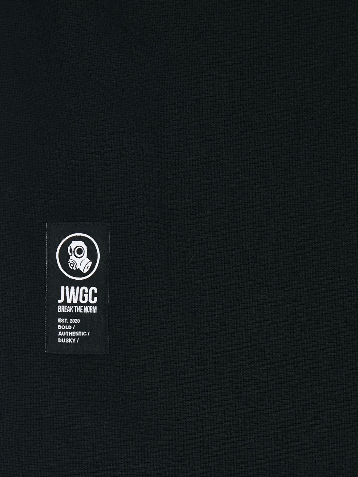 제이미웨스트(JAMIE WEST) JWGC 레터링 오픈카라 셋업셔츠 (블랙)