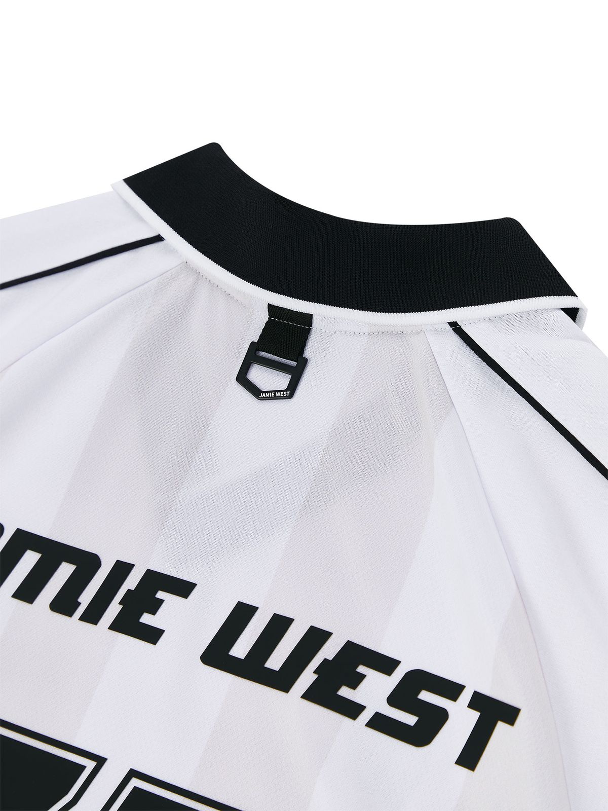 제이미웨스트(JAMIE WEST) 브레이커스 풋볼 스트라이프 카라티셔츠 (화이트)