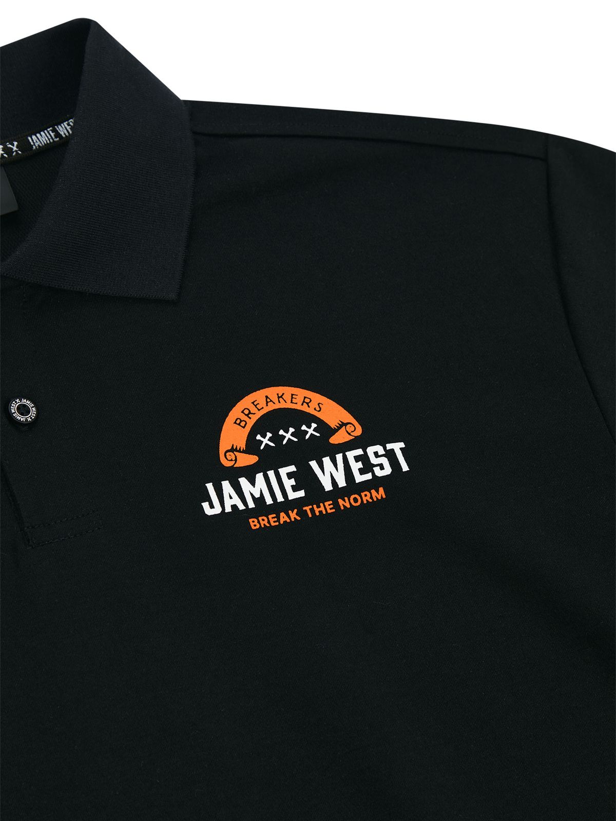 제이미웨스트(JAMIE WEST) 컨시드 카라티셔츠 (블랙)