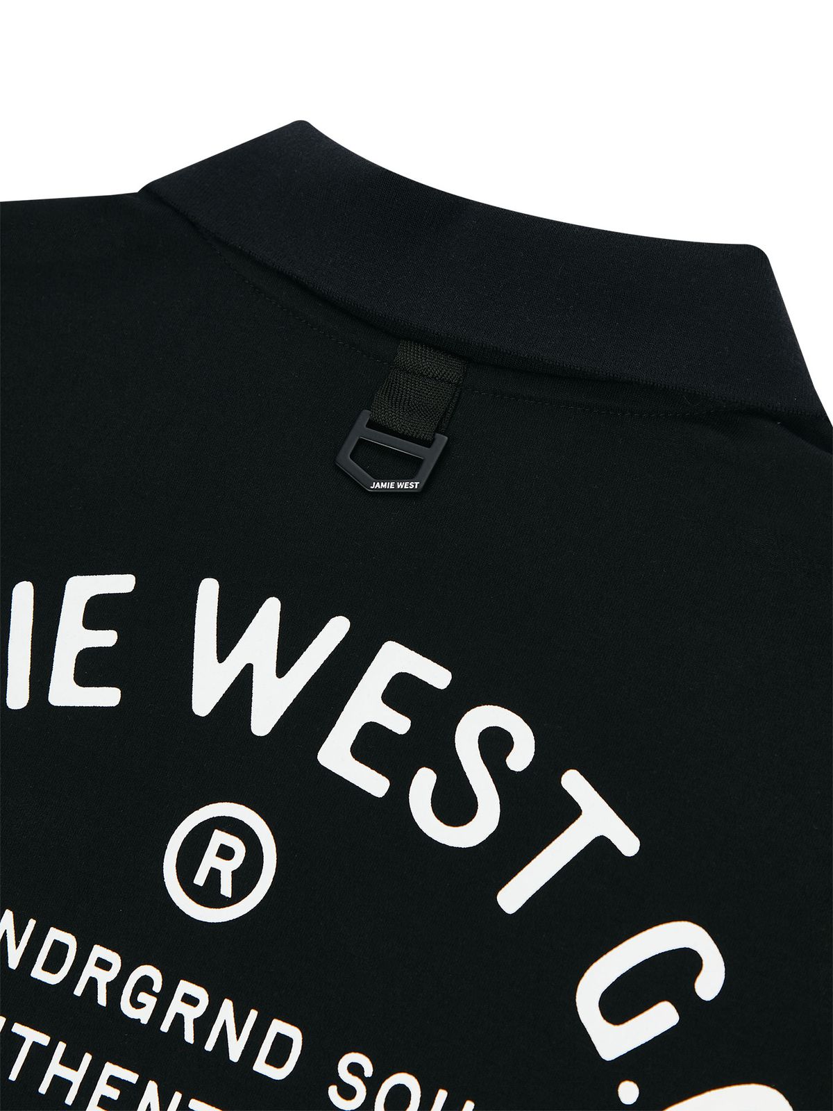 제이미웨스트(JAMIE WEST) 클럽 프린트 포켓 카라티셔츠 (블랙)