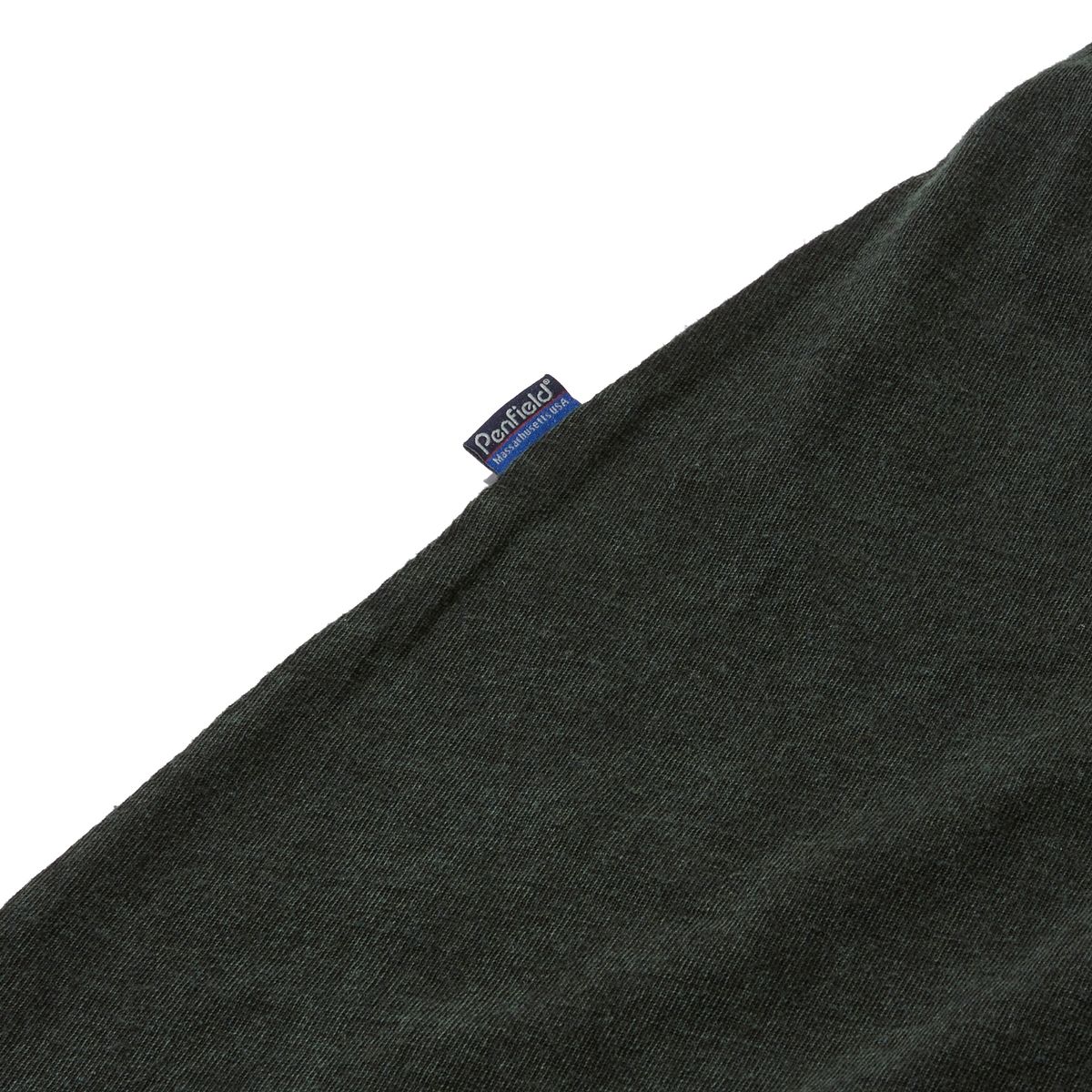 펜필드(PENFIELD) 인디고 틴워싱 카라 플레어 원피스 카키_FR2KS06F