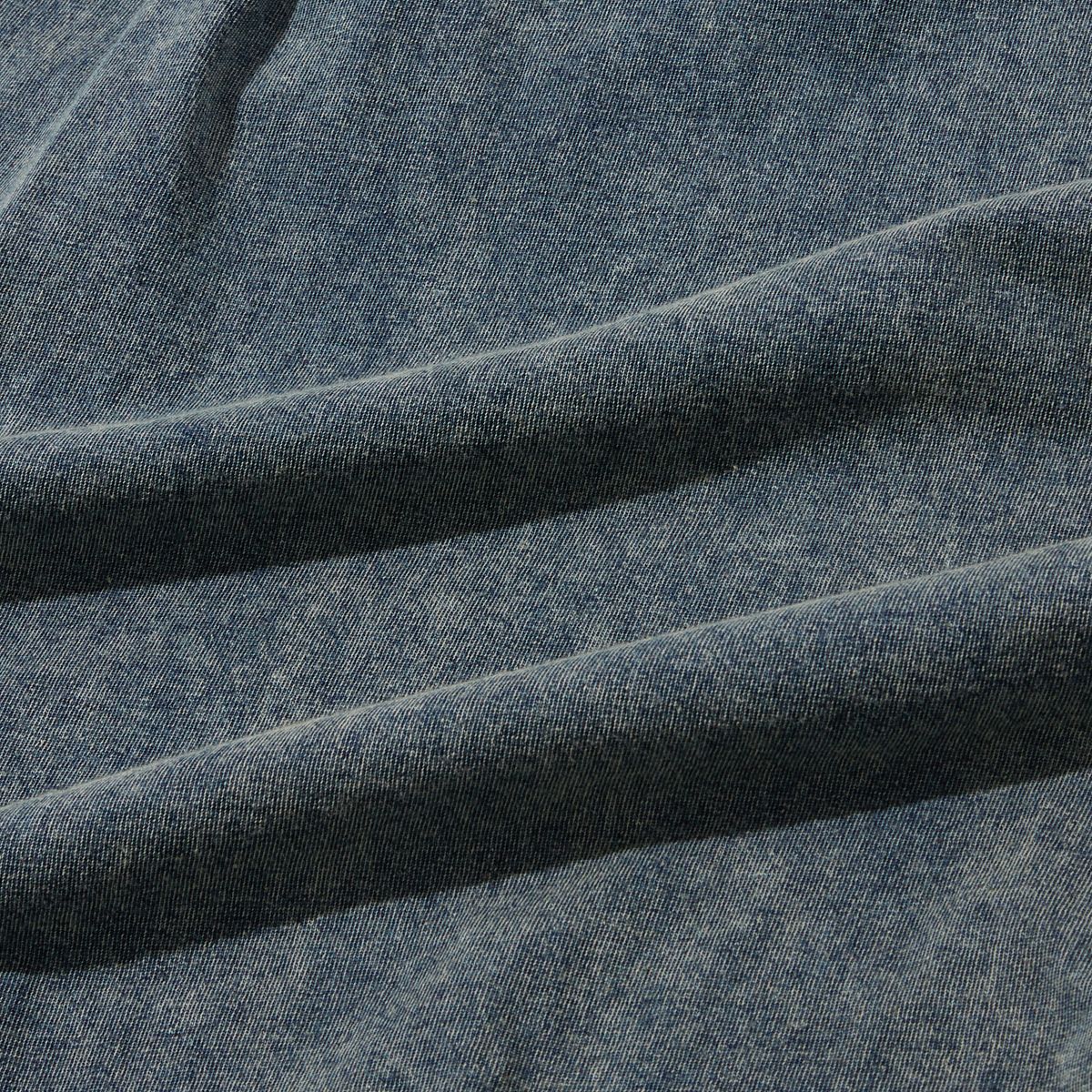 펜필드(PENFIELD) 인디고 틴워싱 카라 플레어 원피스 인디고_FR2KS05F